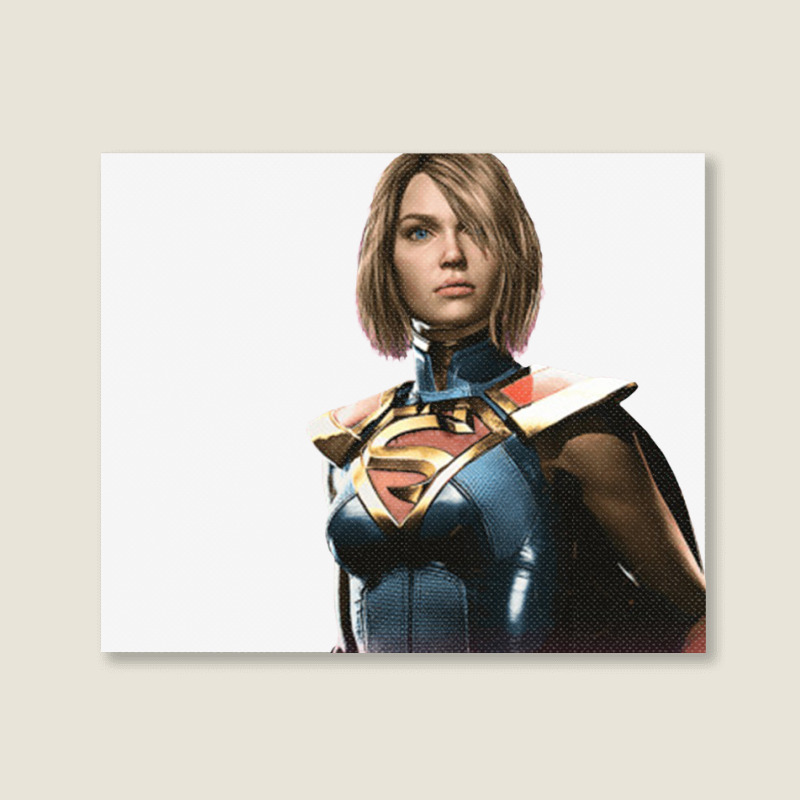 Injustice 2   Supergirl Supergirl Landscape Canvas Print | Artistshot