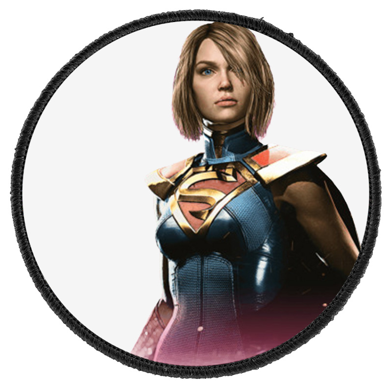 Injustice 2   Supergirl Supergirl Round Patch | Artistshot