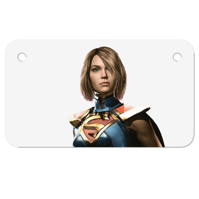 Injustice 2   Supergirl Supergirl Motorcycle License Plate | Artistshot