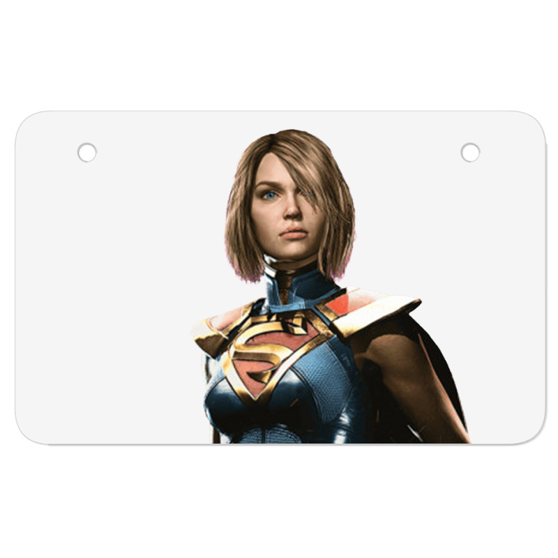 Injustice 2   Supergirl Supergirl Atv License Plate | Artistshot