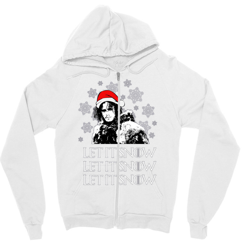 Let It Snow 02 [tb] Zipper Hoodie by vendraqidas | Artistshot