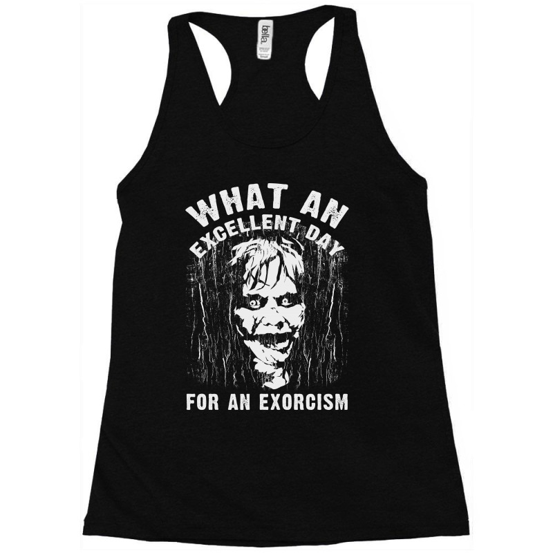 Excellent Day Exorcist For Dark Racerback Tank by autlu2024 | Artistshot