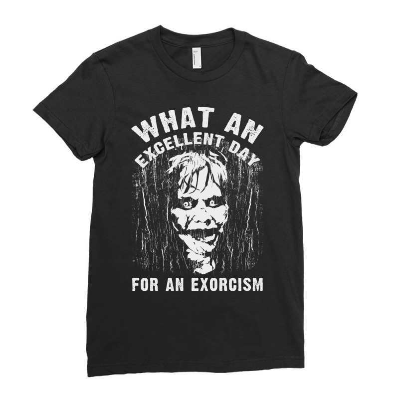 Excellent Day Exorcist For Dark Ladies Fitted T-Shirt by autlu2024 | Artistshot