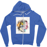 The Inexplicable Ignition Of Time Expanding Into Free Space Phase Two Zipper Hoodie | Artistshot