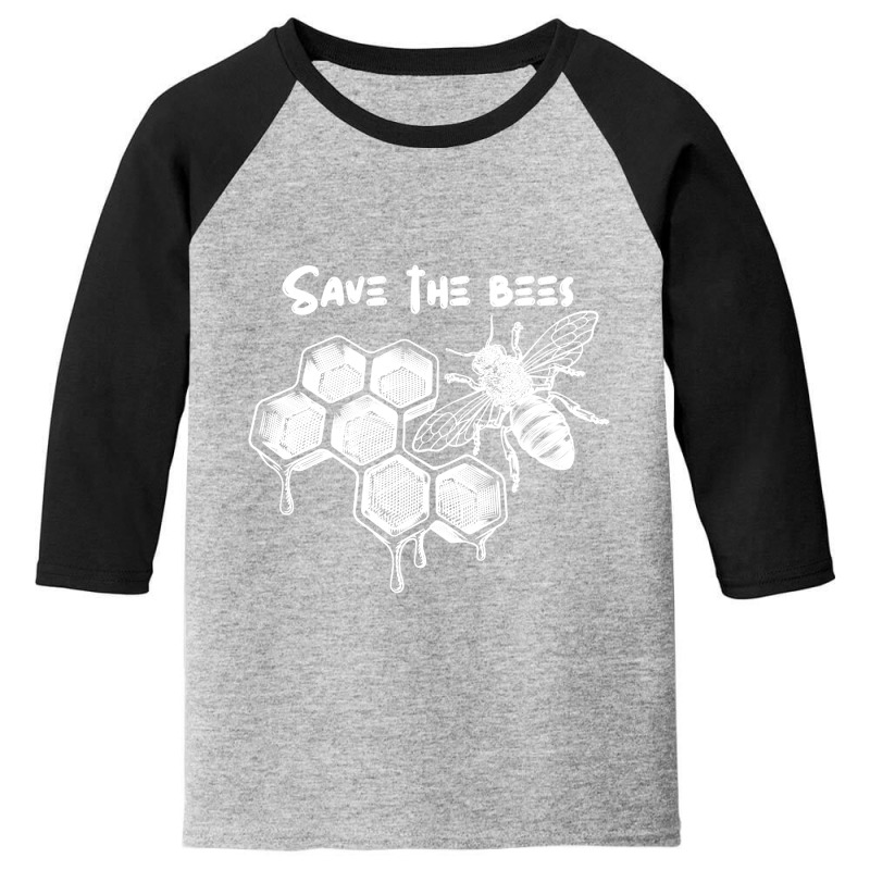 Save The Bees Youth 3/4 Sleeve | Artistshot