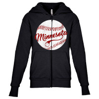 Womens Baseball Minnesota Team Love Twin City National Pastime Men V N Youth Zipper Hoodie | Artistshot