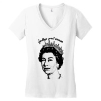 Goodbye Great Woman Elizabeth Ii Women's V-neck T-shirt | Artistshot