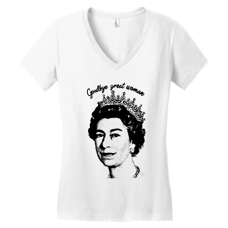 Goodbye Great Woman Elizabeth Ii Women's V-neck T-shirt | Artistshot