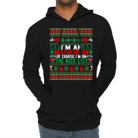 I'm An Aesthetician Of Course I'm On The Nice List Christmas T Shirt Lightweight Hoodie | Artistshot