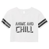 Anime And Chill   Anime Scorecard Crop Tee | Artistshot