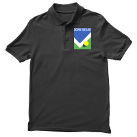 Tennis Player Open Fans  Down The Line  New York  Us Men's Polo Shirt | Artistshot