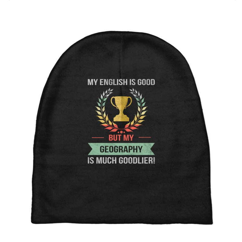 Funny Geography School Or College Subject Design Baby Beanies | Artistshot