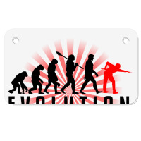 Billiards Evolution Motorcycle License Plate | Artistshot