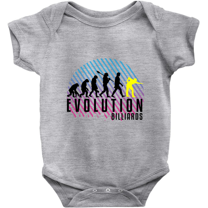 Billiards Evolution Baby Bodysuit | Artistshot