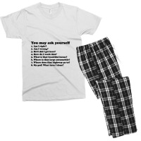 Once In A Lifetime, You May Ask Yourself, Once In A Lifetime 2 Men's T-shirt Pajama Set | Artistshot