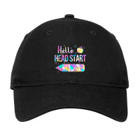 Hello Head Start Squad Back To School Tie Dye Kids Teacher Adjustable Cap | Artistshot