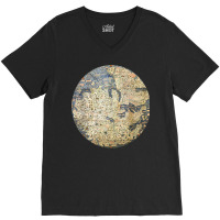 Fra Mauro World Map 1450 T Shirt Globe Cartography V-neck Tee | Artistshot