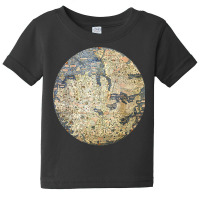 Fra Mauro World Map 1450 T Shirt Globe Cartography Baby Tee | Artistshot