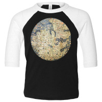 Fra Mauro World Map 1450 T Shirt Globe Cartography Toddler 3/4 Sleeve Tee | Artistshot