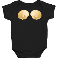 Fun Mermaid Seashells Brassiere Pearl Top T Shirt Baby Bodysuit | Artistshot