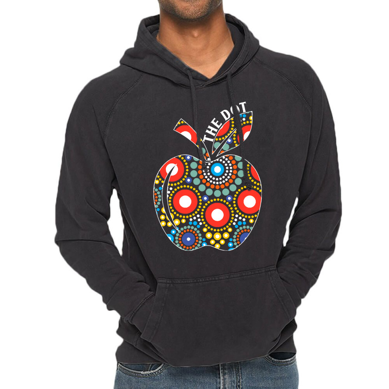 Dot Day Gift T  Shirt Teacher Polka Dot Apple September 15th Internati Vintage Hoodie | Artistshot