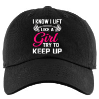 I Know I Lift Like A Girl Funny Weightlifting Tank Top Kids Cap | Artistshot