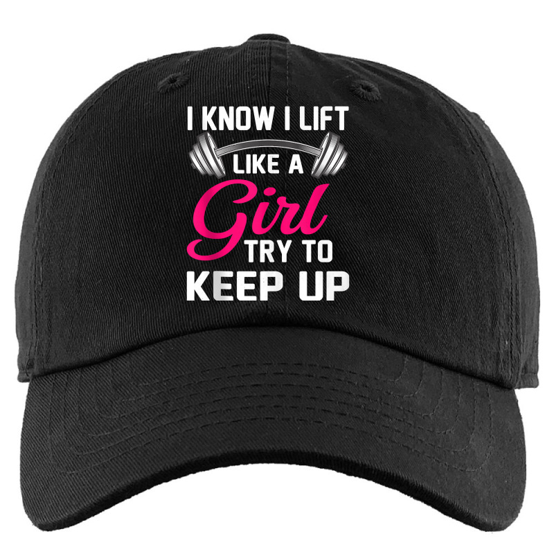 I Know I Lift Like A Girl Funny Weightlifting Tank Top Kids Cap | Artistshot