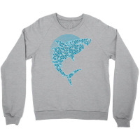 Dot Day T  Shirt Blue Polka Dot Shark September 15th International Dot Crewneck Sweatshirt | Artistshot