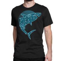 Dot Day T  Shirt Blue Polka Dot Shark September 15th International Dot Classic T-shirt | Artistshot