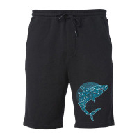 Dot Day T  Shirt Blue Polka Dot Shark September 15th International Dot Fleece Short | Artistshot