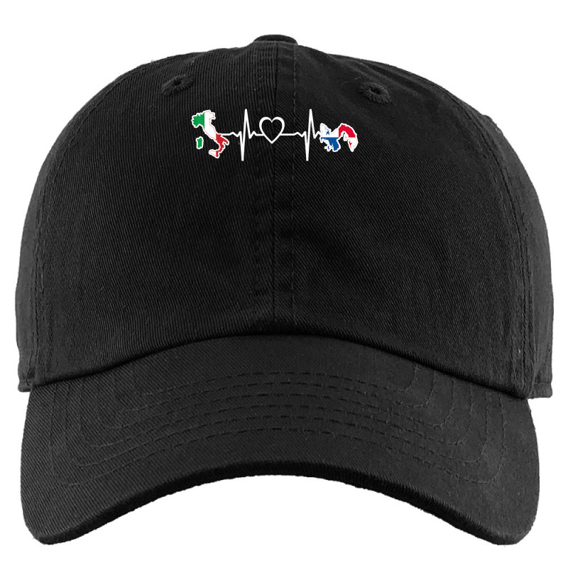 Italy Panama Flag Italian Panamanian Heartbeat T Shirt Kids Cap by dubrayhecallezhd | Artistshot