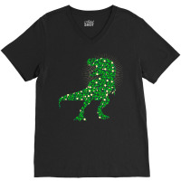 Dot Day T  Shirt Funny Polka Dot T Rex Dinosaur International Dot Day V-neck Tee | Artistshot