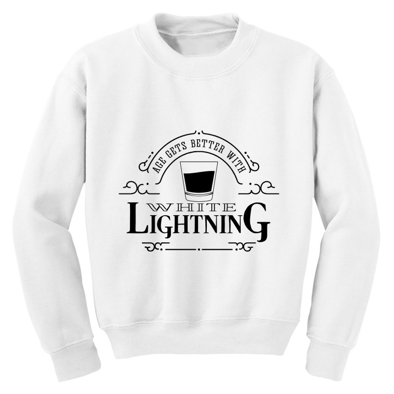 White Lightning Youth Sweatshirt by expresionesjmvg | Artistshot