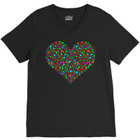 Dot Day T  Shirt Polka Dot Heart September 15th International Dot Day V-neck Tee | Artistshot