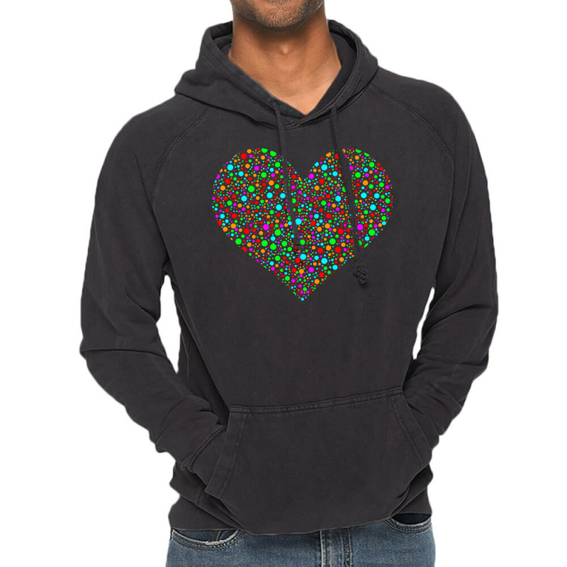 Dot Day T  Shirt Polka Dot Heart September 15th International Dot Day Vintage Hoodie | Artistshot