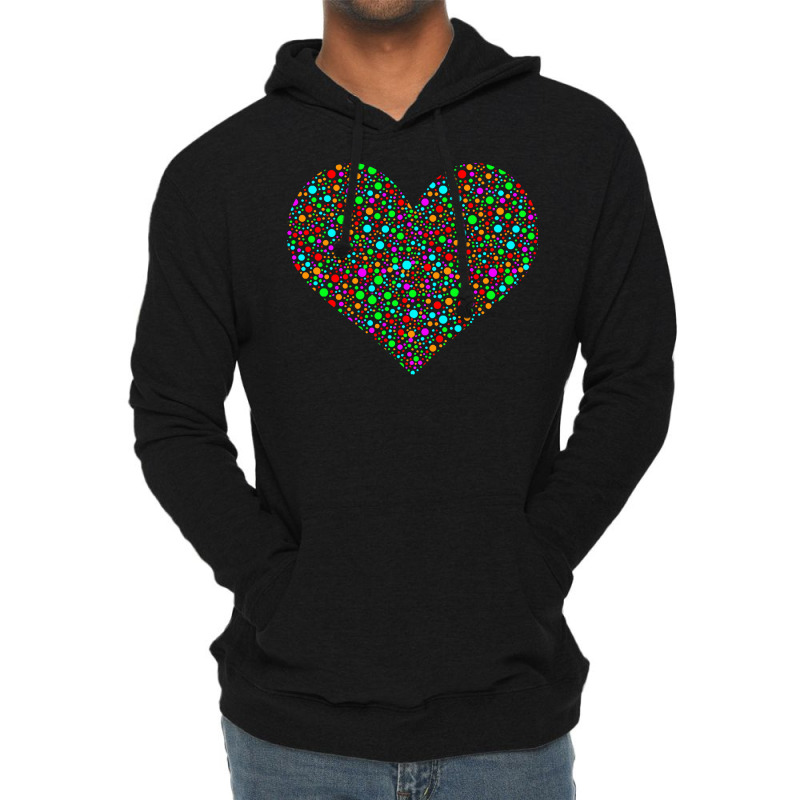 Dot Day T  Shirt Polka Dot Heart September 15th International Dot Day Lightweight Hoodie | Artistshot