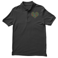 Dot Day T  Shirt Polka Dot Heart September 15th International Dot Day Men's Polo Shirt | Artistshot