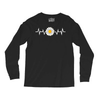 Daisy T  Shirt Flower Daisy Heartbeat T  Shirt Long Sleeve Shirts | Artistshot