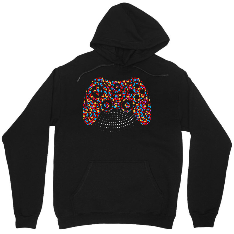 Dot Day T  Shirt Polka Dot Video Gamer Controller September 15th Dot D Unisex Hoodie | Artistshot