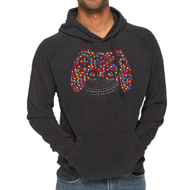 Dot Day T  Shirt Polka Dot Video Gamer Controller September 15th Dot D Vintage Hoodie | Artistshot