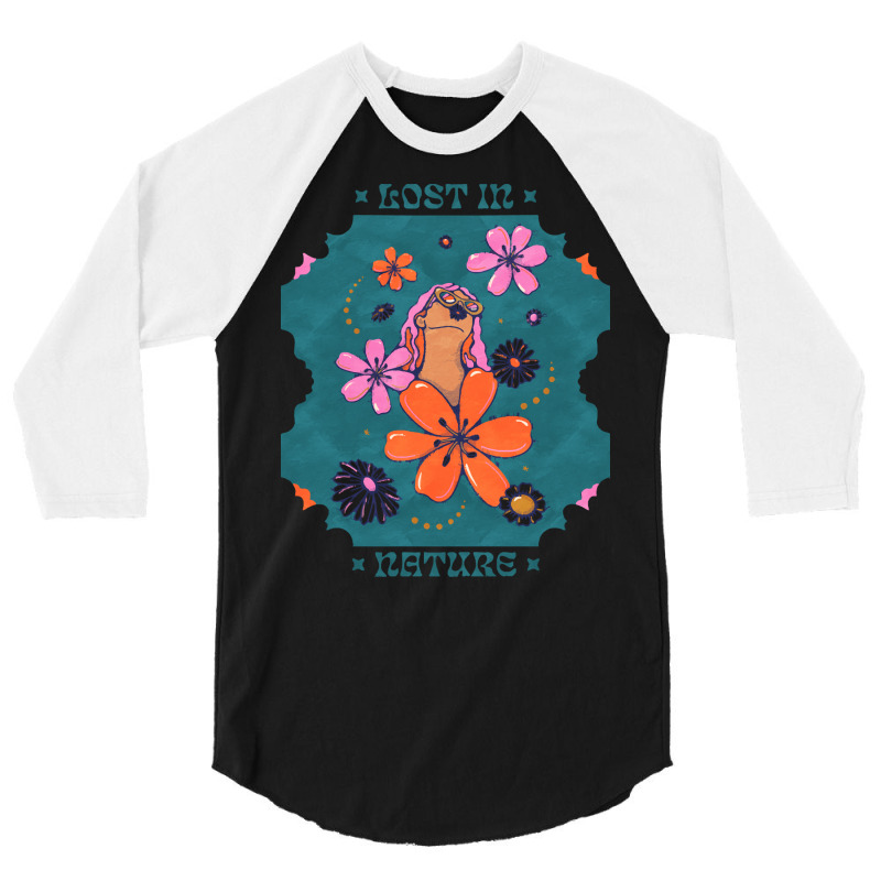 Dreamers Act T  Shirt Lost In Nature T  Shirt 3/4 Sleeve Shirt | Artistshot