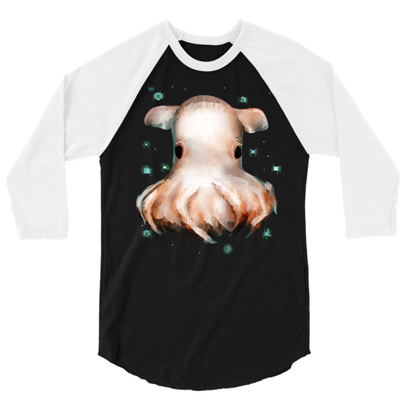 Dumbo Octopus T  Shirt Dumbo Octopus Lights T  Shirt 3/4 Sleeve Shirt | Artistshot