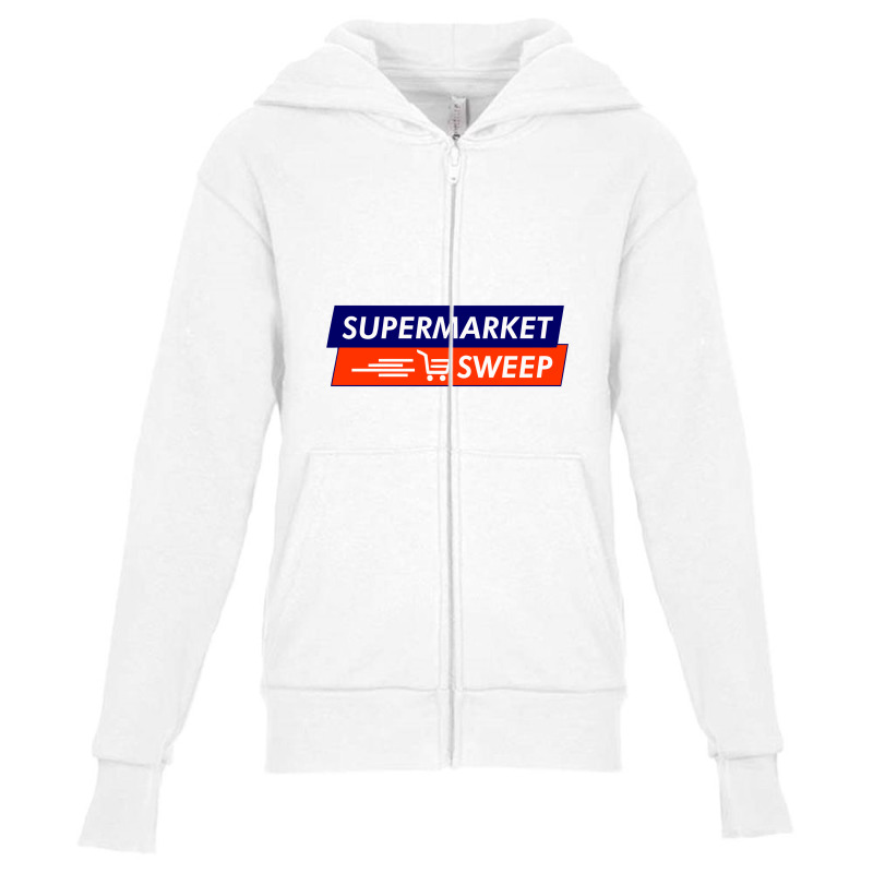 Retro Supermarket Sweep, Supermarket Sweep Youth Zipper Hoodie by cozyeraa | Artistshot