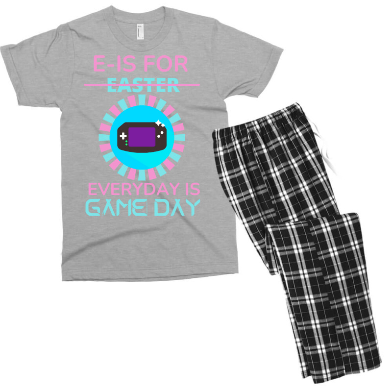 E Is For Easter Everyday Is Game Day T  Shirt E Is For Easter Everyday Men's T-shirt Pajama Set | Artistshot