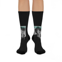 Whitney Houston Shooting Star Crew Socks | Artistshot