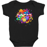 Billiard Table Carambolage Billiard Cue Billiard Club Kö T Shirt Baby Bodysuit | Artistshot