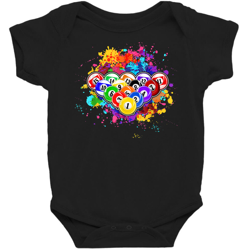 Billiard Table Carambolage Billiard Cue Billiard Club Kö T Shirt Baby Bodysuit | Artistshot