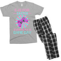 E Is For Easter Everyday Is Game Day T  Shirt E Is For Easter Everyday Men's T-shirt Pajama Set | Artistshot