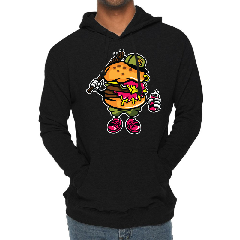 Burger Buster Lightweight Hoodie by Rezahelmi | Artistshot