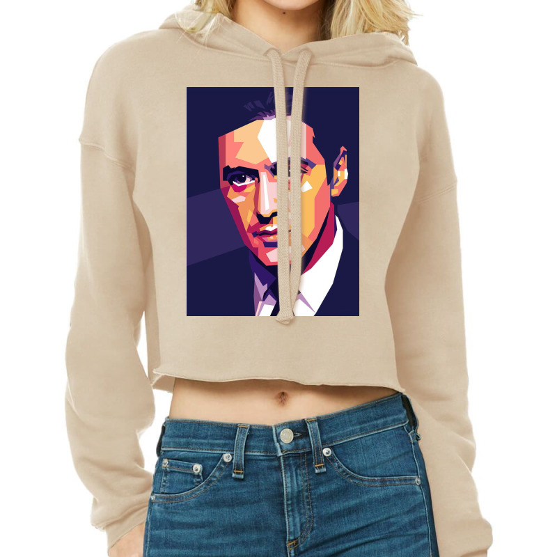 Al Pacino Pop Art  Al Pacino Pop Portrait Modern Film Movie Star Actre Cropped Hoodie by sepulohsepuluh | Artistshot